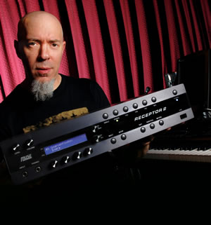 Jordan Rudess of Dream Theater Tours with Ivory and RECEPTOR 2